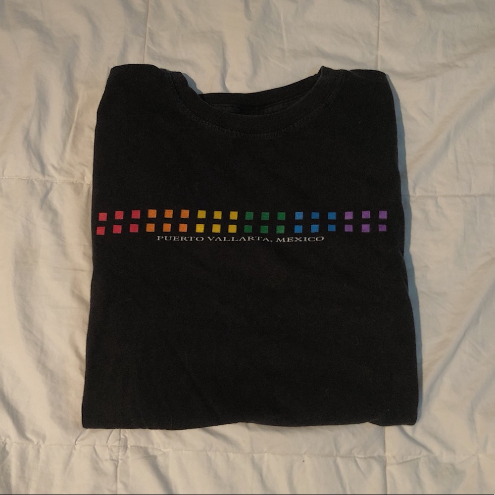 black puerto vallarta t shirt